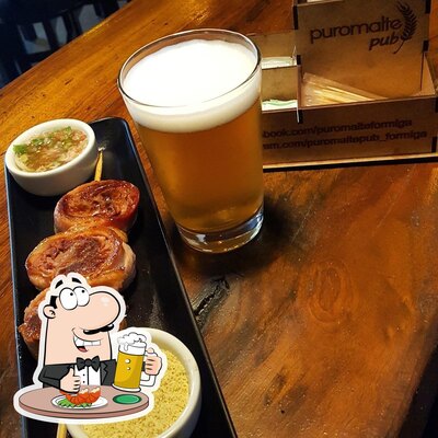 PuroMalte Pub offerece uma variedade de cervejas