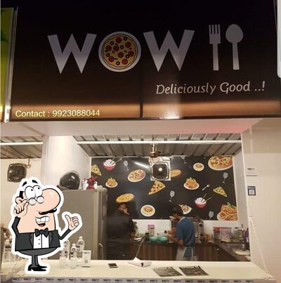 Take a seat at one of the tables at WOW Pasta!
