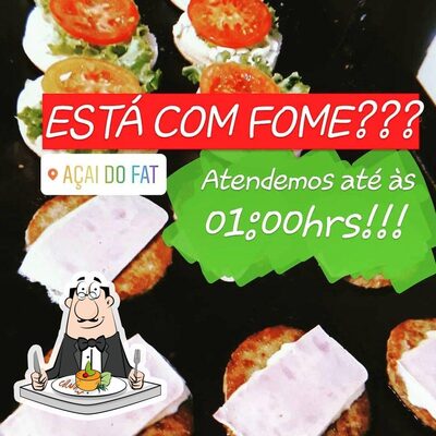Comida em Fat Burger - Açaí e Milkhake