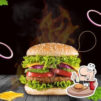 Try out a burger at Al Mashi Restaurant (அல் மாஷி உணவகம்)
