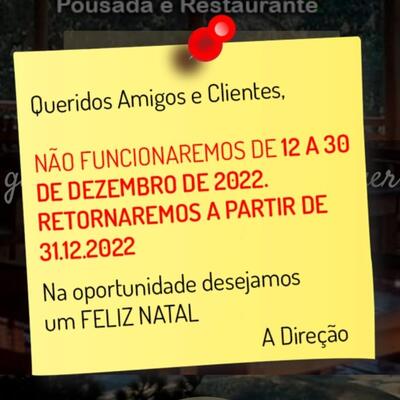 Olhe as informações sobre o Pousada e Restaurante - Recanto do Pico