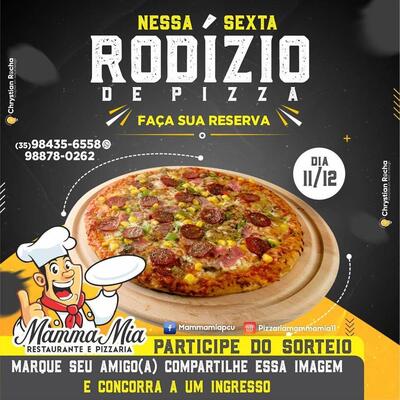 Leia as informações sobre o Restaurante e Pizzaria Mamma Mia