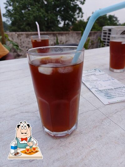 You can enjoy a drink from the menu