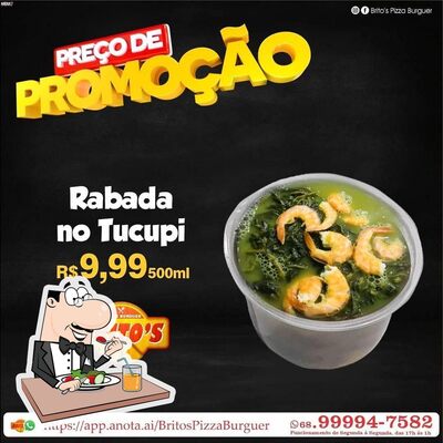 Comida em Brito's PIZZA Burguer