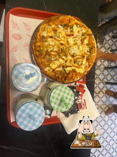 Try out pizza at Alpha bite cafe