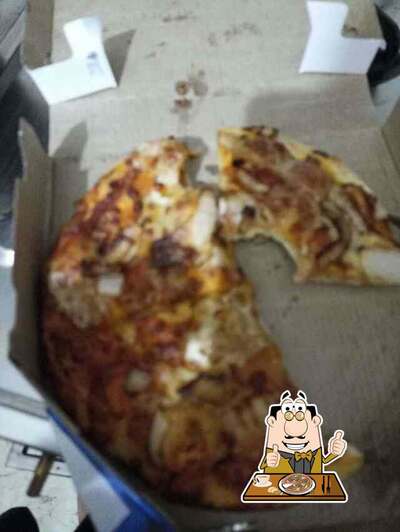 Try out pizza at Domino's Pizza