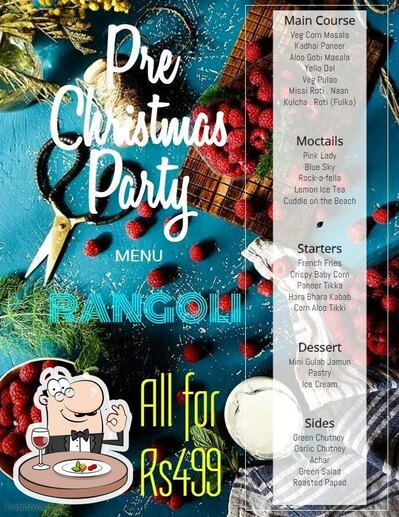 Meals at Rangoli Restaurant