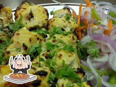 Pick various types of pizza