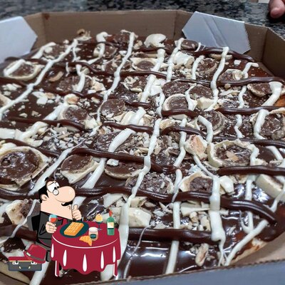 Millenium Lanches e Pizzas serve uma gama de sobremesas