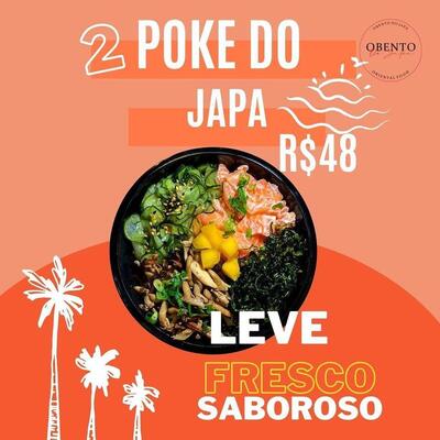 Aqui está a publicidade do Obento do Japa
