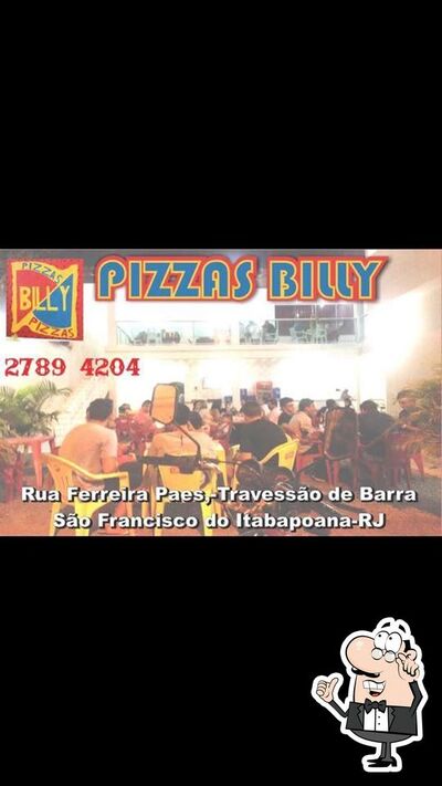 Sente em uma das mesas no Pizzaria Do Billy