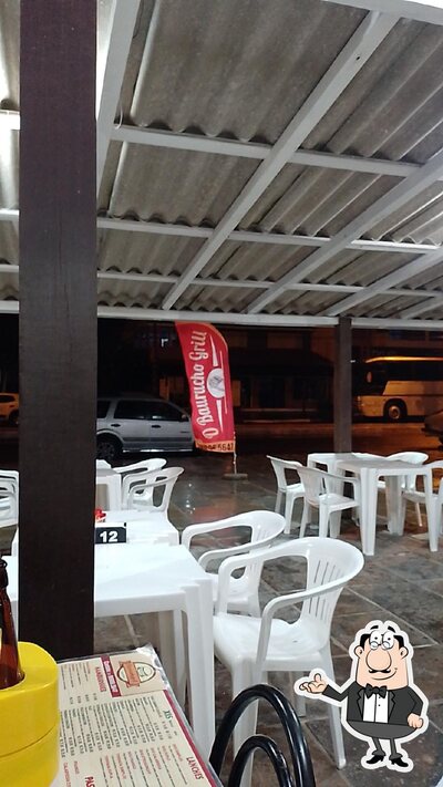 O interior do O Baurucho Grill