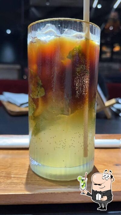 You can order a drink from the menu