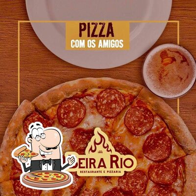 Experimente pizza no Beira Rio Restaurante E Pizzaria