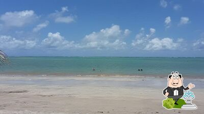 Você pode espairecer no exterior Bar Mar e Sol