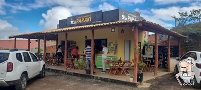 a área exterior é uma característica importante do Lanchonete Paraki