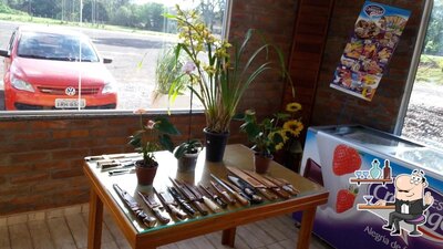 O interior do Da Colina - Produtos Coloniais