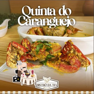 Comida em Bistrô da Tia