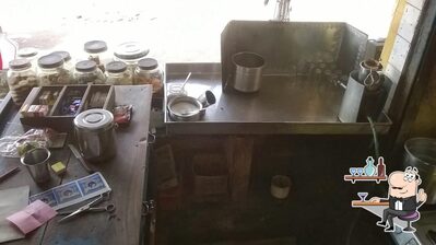 The interior of Sulthan Tea stall
