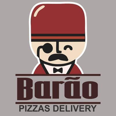 A representação visual da marca do Barão Pizzas