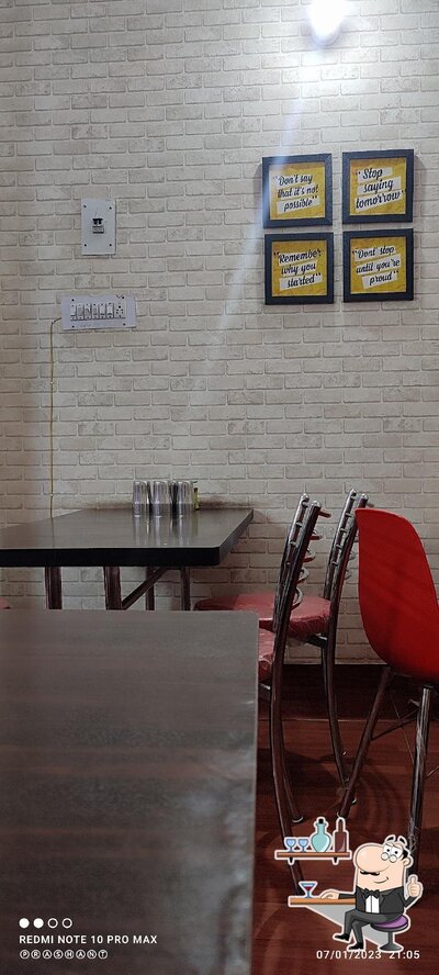 The interior of PATNA BIRYANI