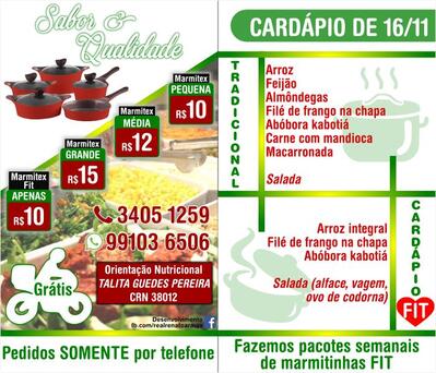 A publicidade apresenta informações sobre o Restaurante Sabor e Qualidade