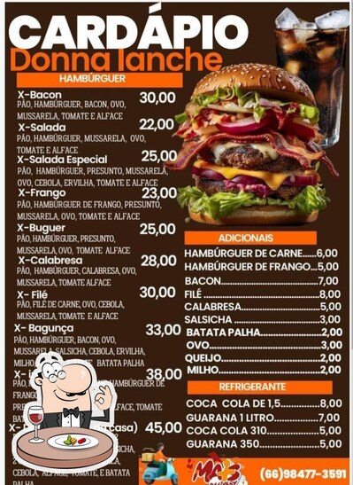 Comida em DONNA LANCHES