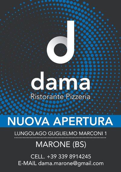 La pubblicità contiene informazioni su Ristorante Dama