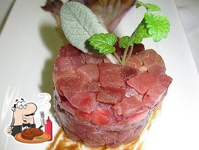 Scegli i piatti di carne al ristorante dal diaul