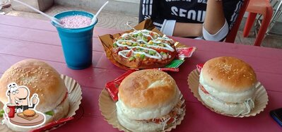 Order a burger at Panipuri9693