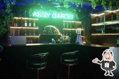 Take a seat at one of the tables at Classy Garden Restro