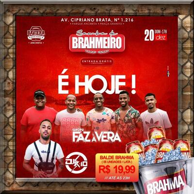 A publicidade apresenta informações sobre o Baviera Anchieta