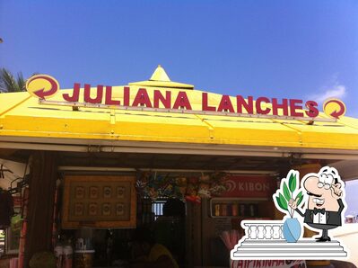 O exterior do Juliana Lanches