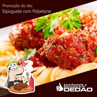 Escolha refeições de carne no Restaurante Dedão