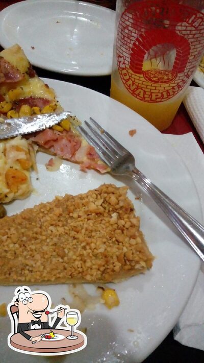 Comida em Pizzaria