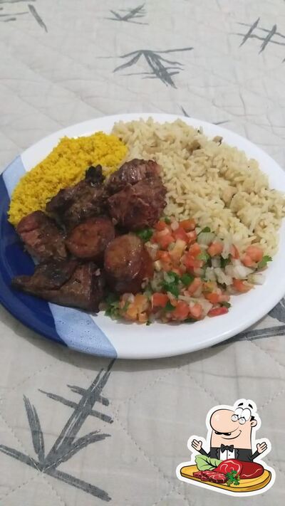 Escolha refeições de carne do menu