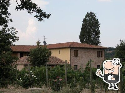 Goditi la vista dall'area esterna di Podere Canapaccia