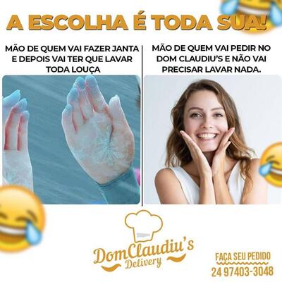 Aqui está a publicidade do Dom Claudius MP