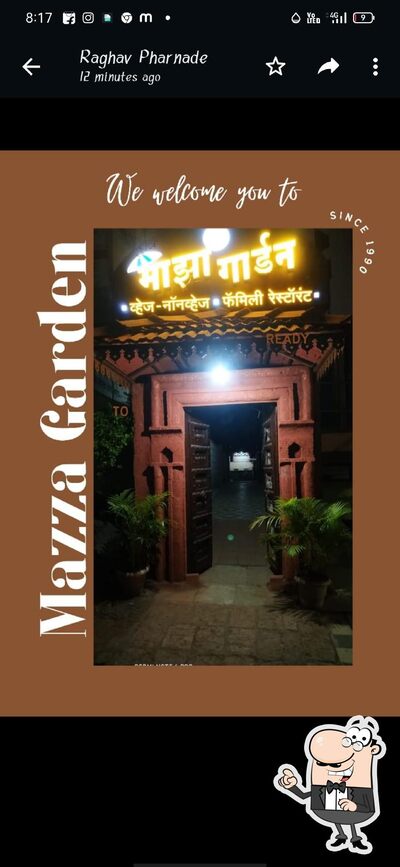 Take a look at the outside part of Mazza garden restaurant
