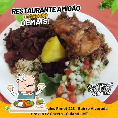 Platos en Restaurante do Amigão