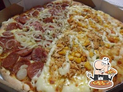 Peça diversos tipos de pizza