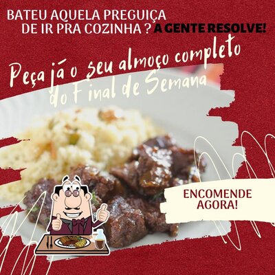 Peça refeições de carne no Restaurante Tempero da casa