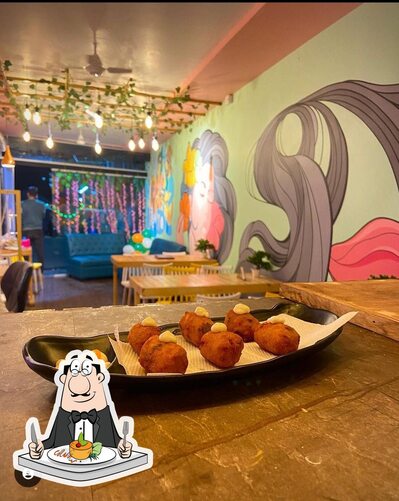 Food at Flamingo Cafe