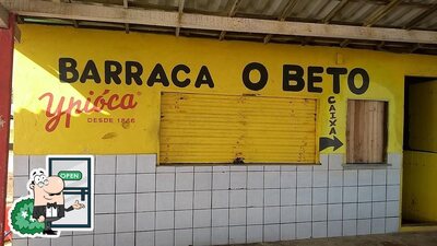 o exterior é uma característica importante do Barraca O Beto