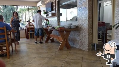 O interior do Recanto do Alemão