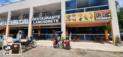 Você pode espairecer no exterior Mega Churrascaria
