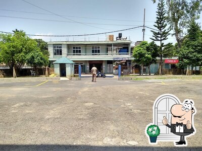Enjoy the view at the outside area of L.Thanmawia Building