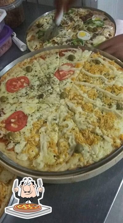 No Conquista do Sabor., você pode provar pizza