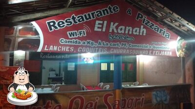 Comida em Pizzaria e Restaurante El Kanah