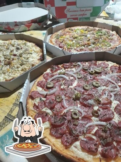 No Delícias zuzu, você pode desfrutar de pizza
